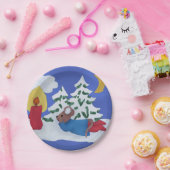 Mäuseweihnachten ペーパープレート (パーティー)