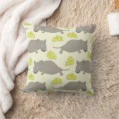 Mausmuster mit Käse クッション (ブランケット)