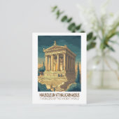 Mausoleum at Halicarnassus 7 Wonders of the World ポストカード (スタンド正面)