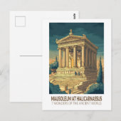 Mausoleum at Halicarnassus 7 Wonders of the World ポストカード (正面/裏面)