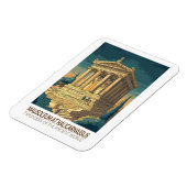 Mausoleum at Halicarnassus 7 Wonders of the World マグネット (左側)