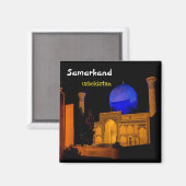 Mausoleum of Amir Timur - Samarkand, Uzbekistan マグネット (正面/裏面)