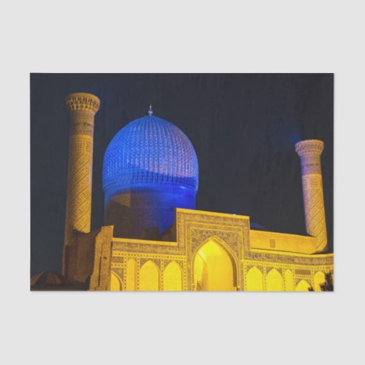 Mausoleum of Amir Timur - Samarkand, Uzbekistan 薄葉紙 (正面)