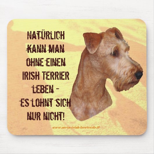 Mauspad "Irish Terrier" マウスパッド (正面)