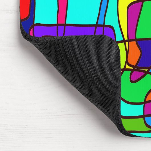 Mauspad mit bunter Zeichnung マウスパッド (コーナー)