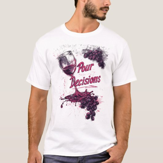 Mauvaises Décisions 🍇 Tシャツ (正面)