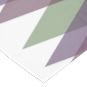 MauveおよびGreen三角形 テーブルクロス (アングル)