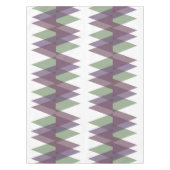 MauveおよびGreen三角形 テーブルクロス (正面)