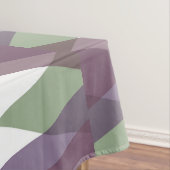 MauveおよびGreen三角形 テーブルクロス (インサイチュ)