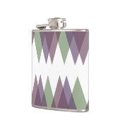 MauveおよびGreen三角形 フラスク (左)