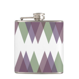 MauveおよびGreen三角形 フラスク