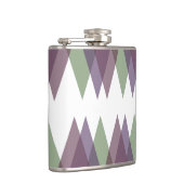 MauveおよびGreen三角形 フラスク (右)