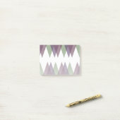 MauveおよびGreen三角形 ポストイット (デスク上)