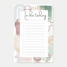 MauveおよびGreen抽象芸術図形のTo-Doリストの投稿