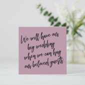 Mauveが延期したカードをハグ結婚できる場合 招待状 (スタンド正面)