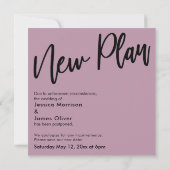 Mauveが延期したカードをハグ結婚できる場合 招待状 (裏面)