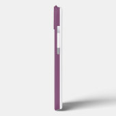 Mauveと白いキャンディストライプのCase-Mate iPhone cas Case-Mate iPhoneケース (裏面 / 左)