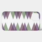 Mauveと緑の三角形Case-Mate iPhoneケース Case-Mate iPhoneケース (裏面 (横))