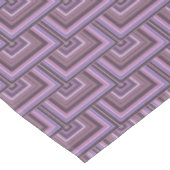 Mauveのストライプ正方形のパタはかりで測ーン テーブルクロス (アングル)