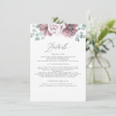 Mauveのフローラ結婚情報 エンクロージャーカード (スタンド正面)
