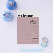 Mauveはっきりした紙プログラム「We Do」 チラシ (シングル)