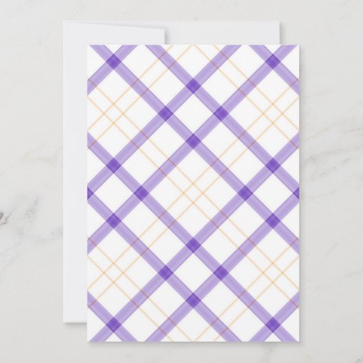 Mauveスタイリッシュフローラ40th Birthday 招待状 (裏面)