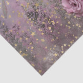 Mauveバラのファンタジー背景 薄葉紙 (詳細)