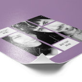 Mauveフォト文字テンプレート – 任意のギフトに転送 フォトプリント            (角)