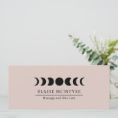 Mauve モダン Moon Phasesギフトエレガント証書 (スタンド正面)