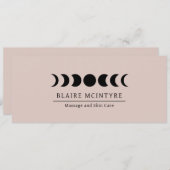 Mauve モダン Moon Phasesギフトエレガント証書 (正面/裏面)