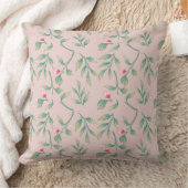 Mauve Chalk Wedding Keepsake Throw Pillow クッション (ブランケット)