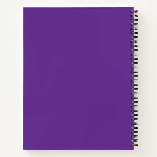Mauve Dream Spiral Notebook ノートブック (裏面)