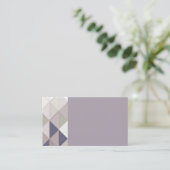 Mauve Geometric Diamond名刺 名刺 (スタンド正面)