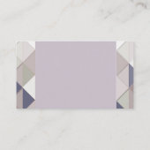 Mauve Geometric Diamond名刺 名刺 (裏面)