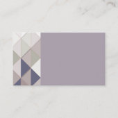 Mauve Geometric Diamond名刺 名刺 (正面)