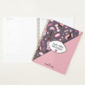 Mauve Girly Mid-Century Pet Groomer プランナー手帳 (ディスプレー)