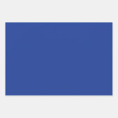 Mauve、Sapphire、Powder Blue Pattern ラッピングペーパーシート (正面2)