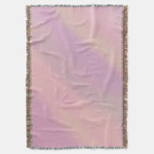 Mauve Soft Blush Pink 80s  スローブランケット (正面縦)