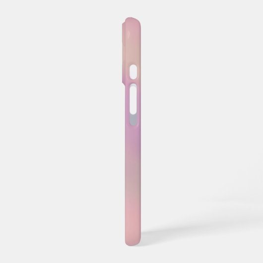 Mauve Soft Blush Pink Custom Name  iPhone 16ケース (左側面)
