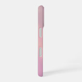 Mauve Soft Blush Pink Custom Name  iPhone 16ケース (右側面)