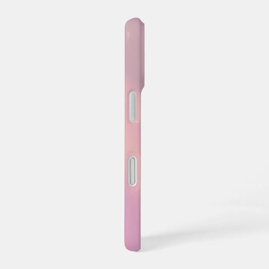 Mauve Soft Blush Pink Custom Name  iPhone 16ケース (右側面)