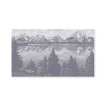 Mauve Vintage Mountain Custom Business Card v3
