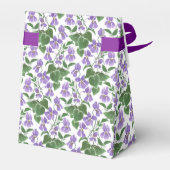 Mauve Violetsフローラルパターンテントビーフボックス フェイバーボックス (裏面サイド)