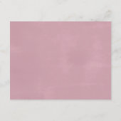 Mauve Waterカラーバラフローラ結婚の詳細 エンクロージャーカード (裏面)