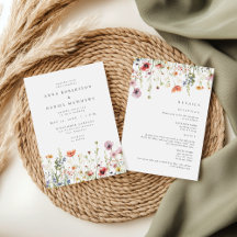 Mauve Wildflower All In One Wedding