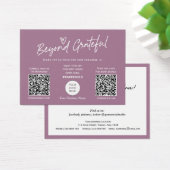 MaveスクリモダンプトQRコードサンキューカード (デスク)