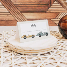 MAVERICKレースカードビュッフェフード座席表 プレイスカード