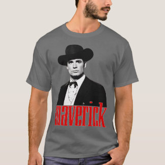 Maverick James Garner 50s60sテレビ西部 Tシャツ