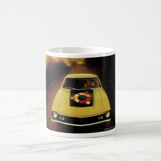 maverick_ubuntu コーヒーマグカップ (中央)