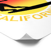 Mavericks Surfing California Vacation  ポスター (角)